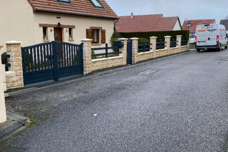 Remplacement portail, portillon et clôtures près de Caen par SCMB Pose